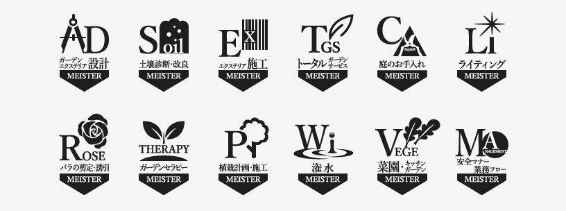 ガーデンサービス研究会マイスター認定制度